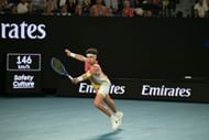 Shelton returns a serve in the 2025 Australian Open - Source: Getty